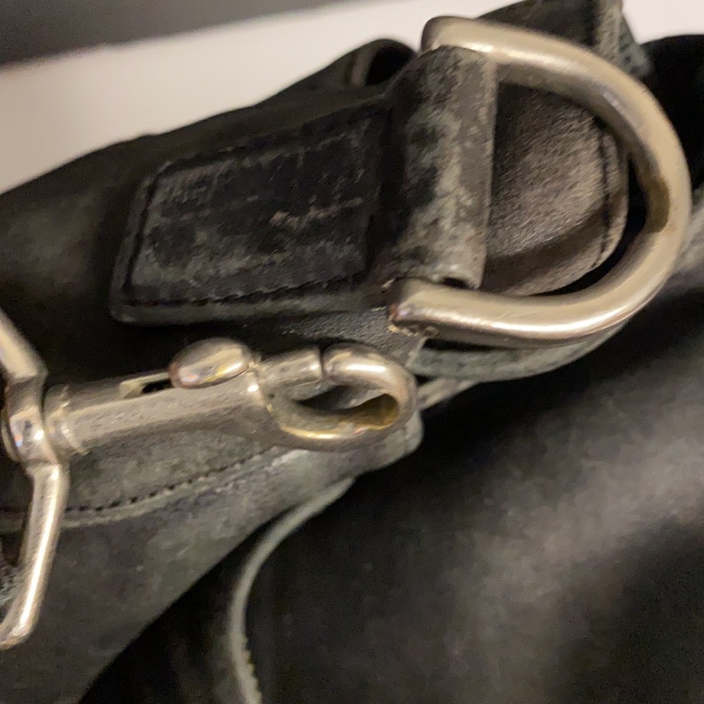 Coach Leather Computer Bag Flapped Shoulder Bag - Picture 7 of 17